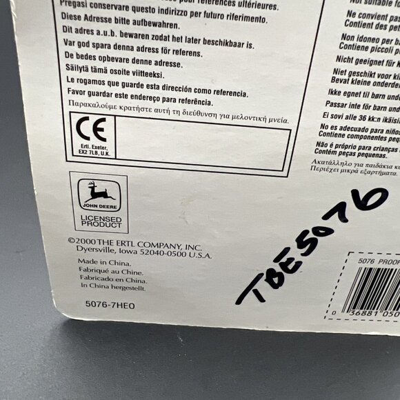 Ertl John Deere Dealership Pickup 1/64 - ERTL 5076 - Vintage 2000 - New NOS - Picture 9 of 12